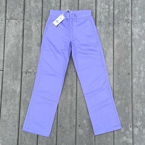 NWT ADIDAS Nora Vasconcellos MA Skateboarding Light Purple Chino Pants 26x30
